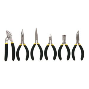 stanley 84 079 6 piece bi material mini plier set