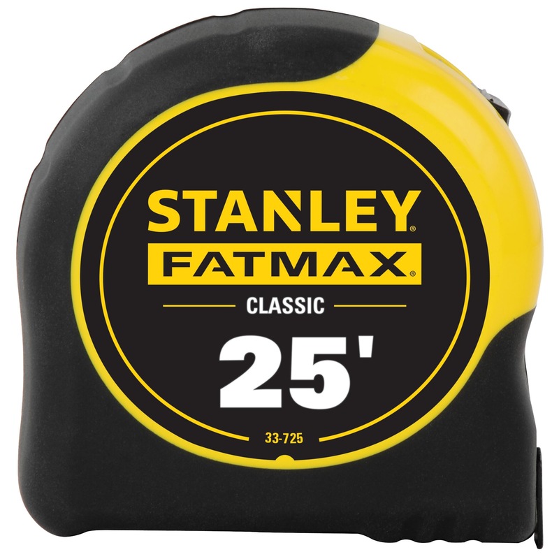 stanley fatmax 25 ft classic tape measure stanley fatmax 25 ft classic tape measure