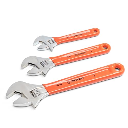crescent ac26810cv 3 piece adjustable cushion grip wrench set crescent ac26810cv 3 piece adjustable cushion grip wrench set