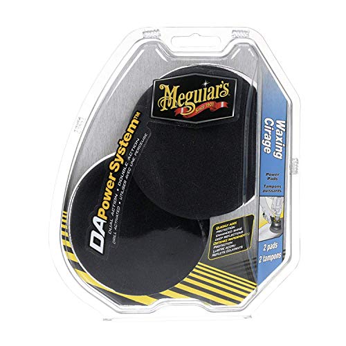 meguiar's dual action waxing power pads, 4 in, 2 pack meguiar's dual action waxing power pads, 4 in, 2 pack